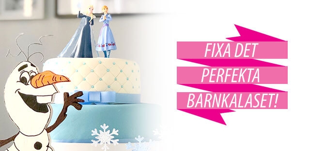 Fixa Frostfesten med en tårta med Elsa och hennes vänner