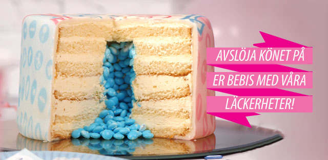 Deluxe Gender Reveal tårtor