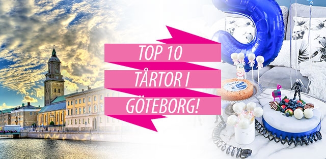 Beställ tårtor till Göteborg