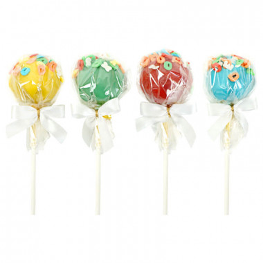 ABC Cake-Pops, olika färger (12 st) 