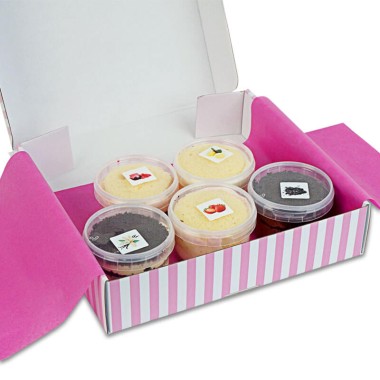 Tårtsmakprover "Färgglad mix" (5-pack)