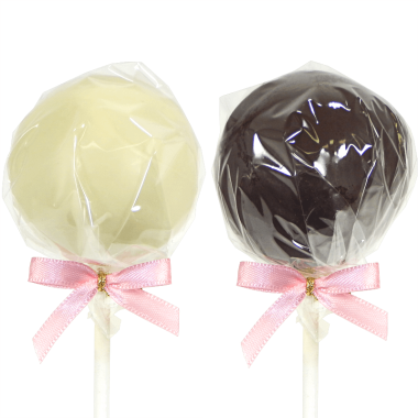 Cake-Pops med Mörk- & Vit Choklad (12 st)