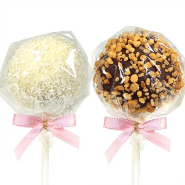 Cake-Pops med Hasselnötter & Kokos (12 st)