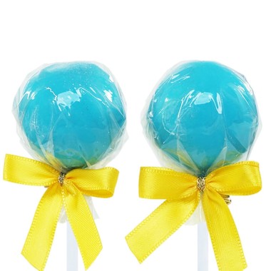 Gul & Blå Cake-Pops