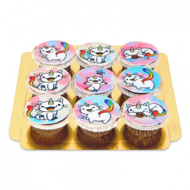 Kittycorn Cupcakes, 9 st