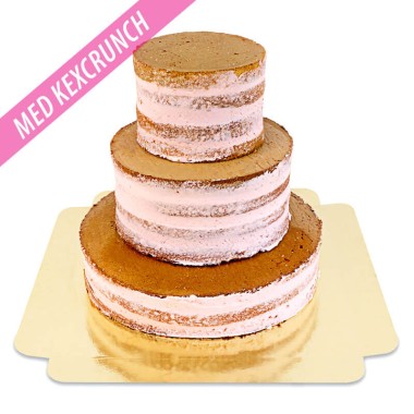 Naked Cake Jordgubb 3-vånings