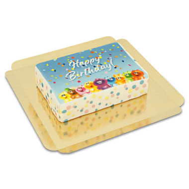 Gelini tårta - färgglad födelsedag