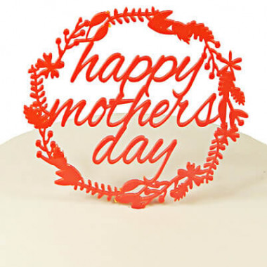 Tårtdekoration, "Happy Mothers Day"