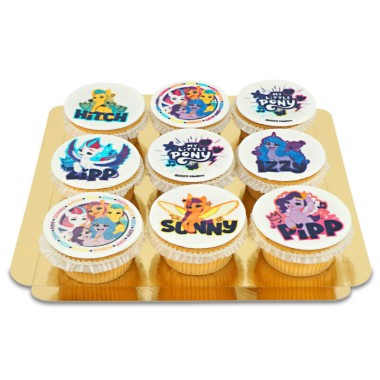 My little Pony- cupcakes med namn och bild 