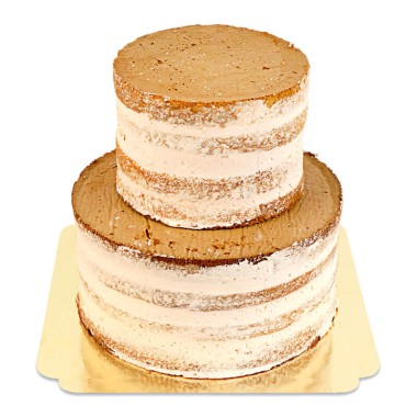 Naked Cake Persika-Passionsfrukt 2-vånings
