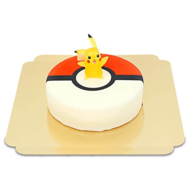 Spelbolltårta med Pokémon®-figur