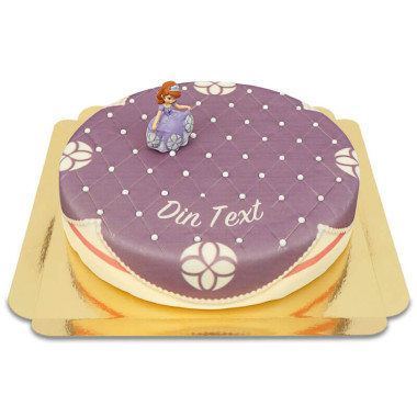 Prinsessan Sofia® den första på kuddmönstrad tårta
