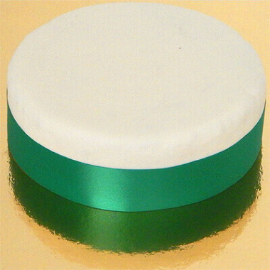 Brett tårtband, smaragdgrönt
