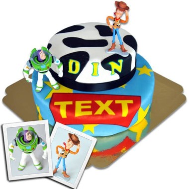 Cowboy Woody® & Buzz Lightyear® tårta i två våningar