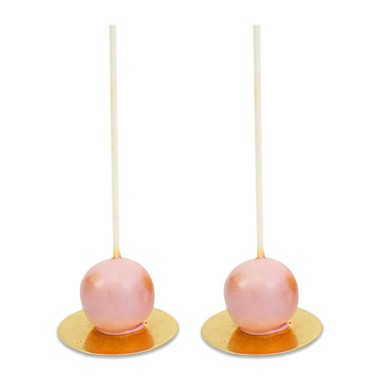 Alla hjärtans dag Deluxe Cake-Pops i rosa (10 stycken)