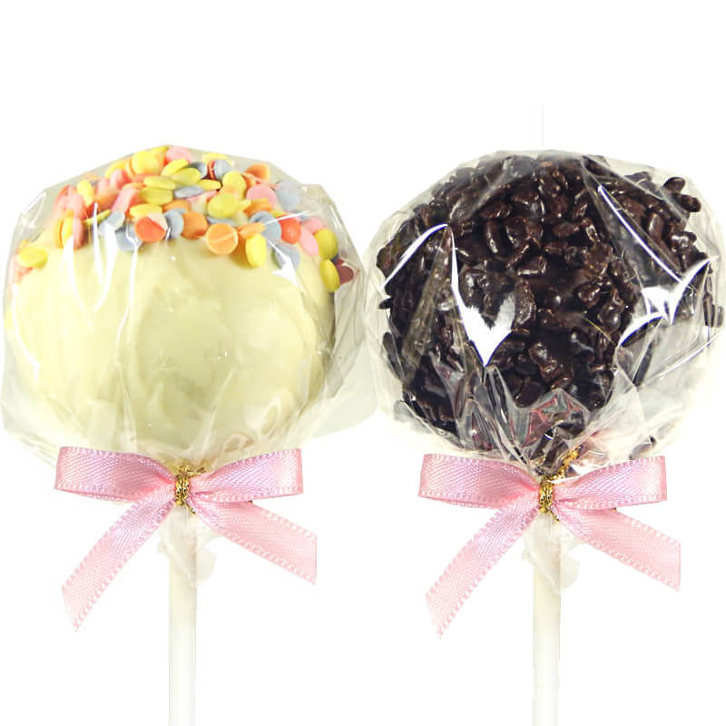 Cake-Pops, kolorowa posypka & wiórki czekoladowe