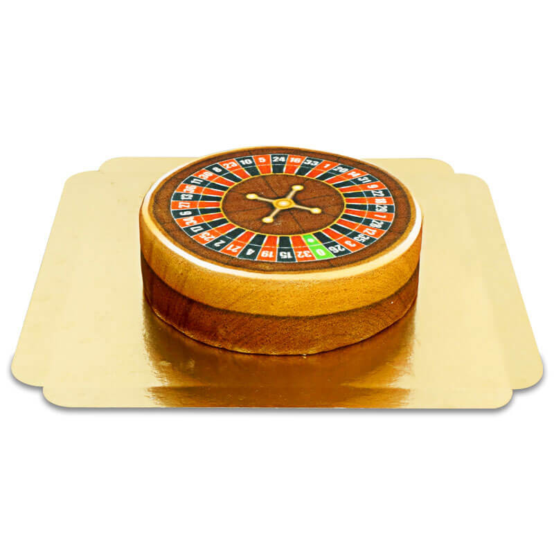 Casino Roulette tårta