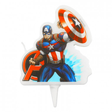 Captain America tårtljus