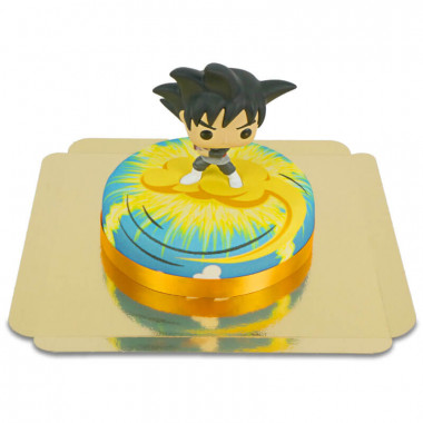 Goku Black från Dragon Ball på tårta