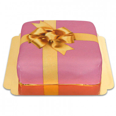 Presenttårta, rosa