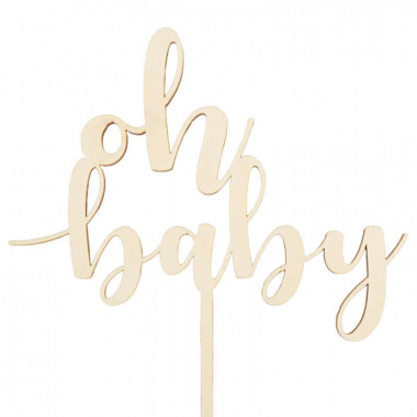 Cake Topper "oh baby"