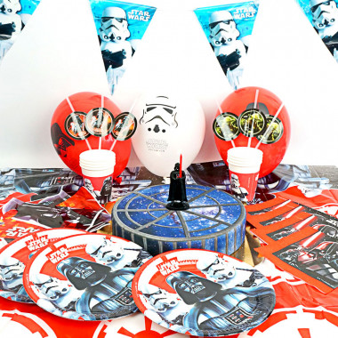 Star Wars partyset inklusive tårta