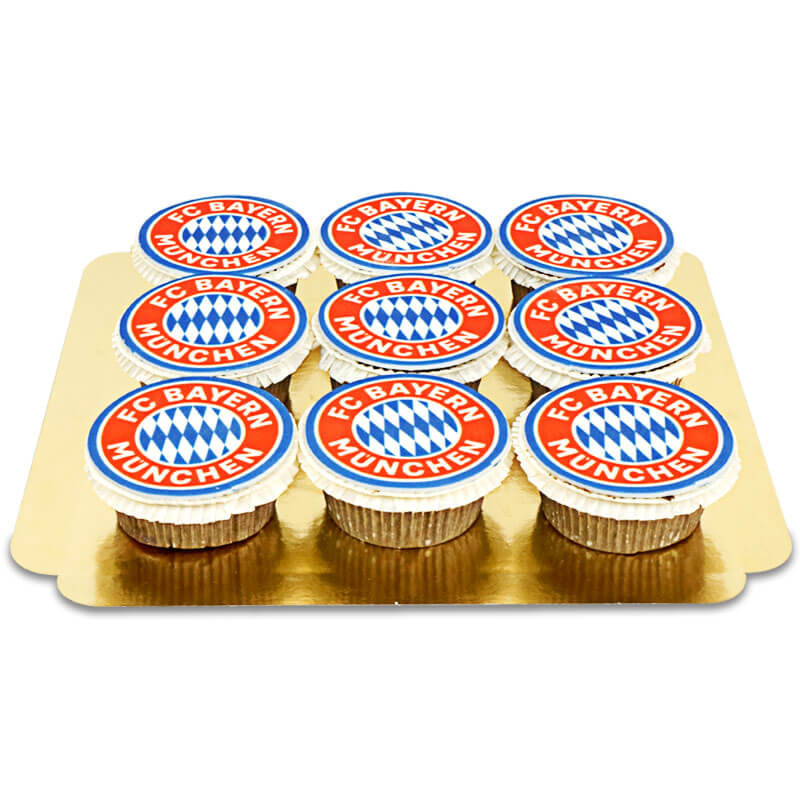 FC Bayern München Cupcakes (9 stycken)