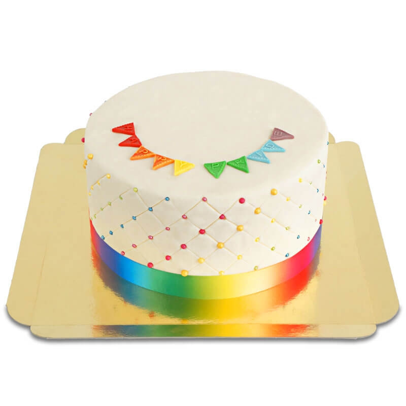Pride Deluxe tårta - dubbel höjd